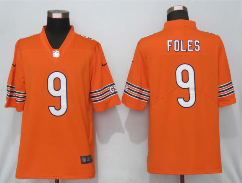 Nike Chicago Bears 9 Foles Orange Vapor Untouchable Limited Jersey,We sell and wholesale Nike Chicago Bears 9 Foles Orange Vapor Untouchable Limited Jersey on line form chian!